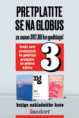 Godišnja pretplata na Globus uz poklon paket knjiga izdavačke kuće SANDORF - naslovnica