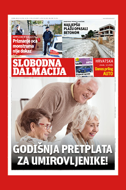 Slobodna Dalmacija za umirovljenike - naslovnica
