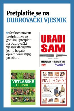 Dubrovački Vjesnik + knjige - naslovnica