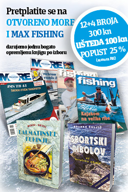 Godišnja pretplata na paket OTVORENO MORE I MAX FISHING - naslovnica