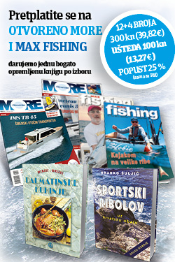 Godišnja pretplata na paket OTVORENO MORE I MAX FISHING - naslovnica