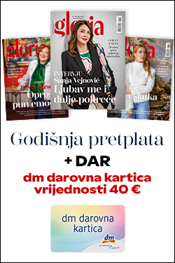 Gloria + DM 40€ darovna kartica - naslovnica