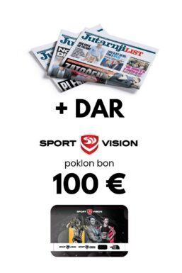 Godišnja pretplata na Jutarnji list uz Sport Vision poklon karticu - naslovnica